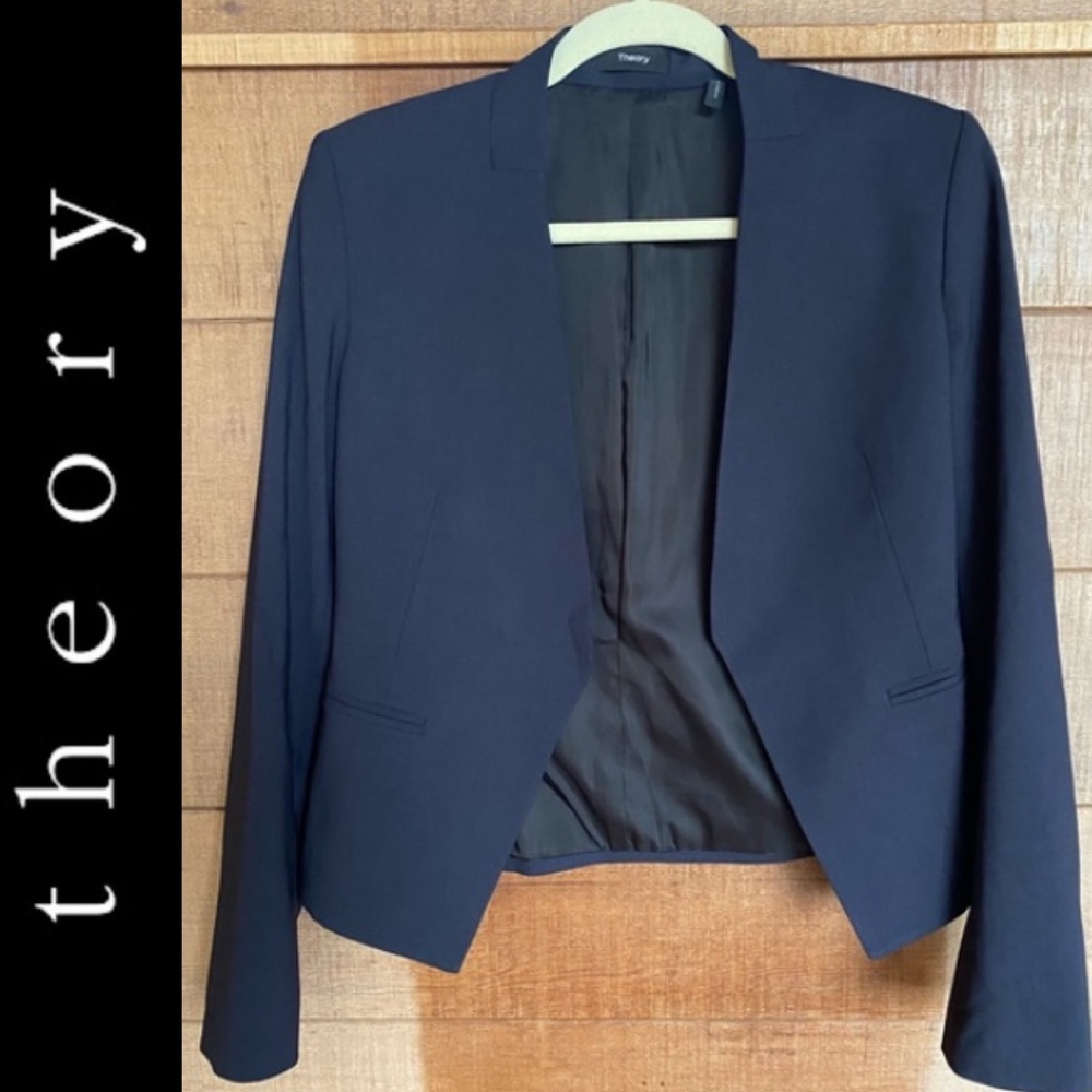Theory black/dark blue jacket